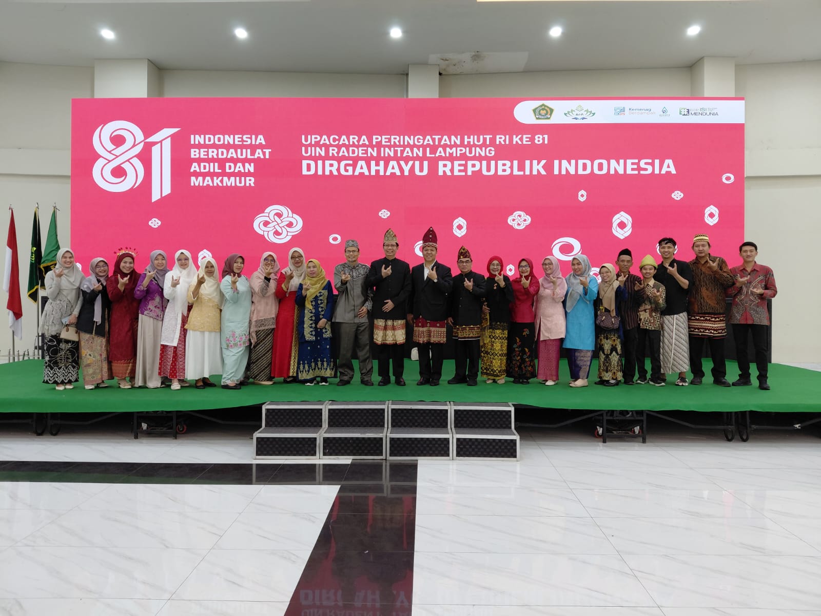 Prodi Aqidah dan Filsafat Islam Ikut Memeriahkan Upacara HUT ke-81 RI Tahun 2026 dilingkungan UIN RIL